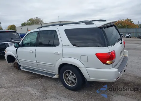 2005 Toyota Sequoia Limited V8 из США, поврежденный, VIN 5TDBT48A05S251979